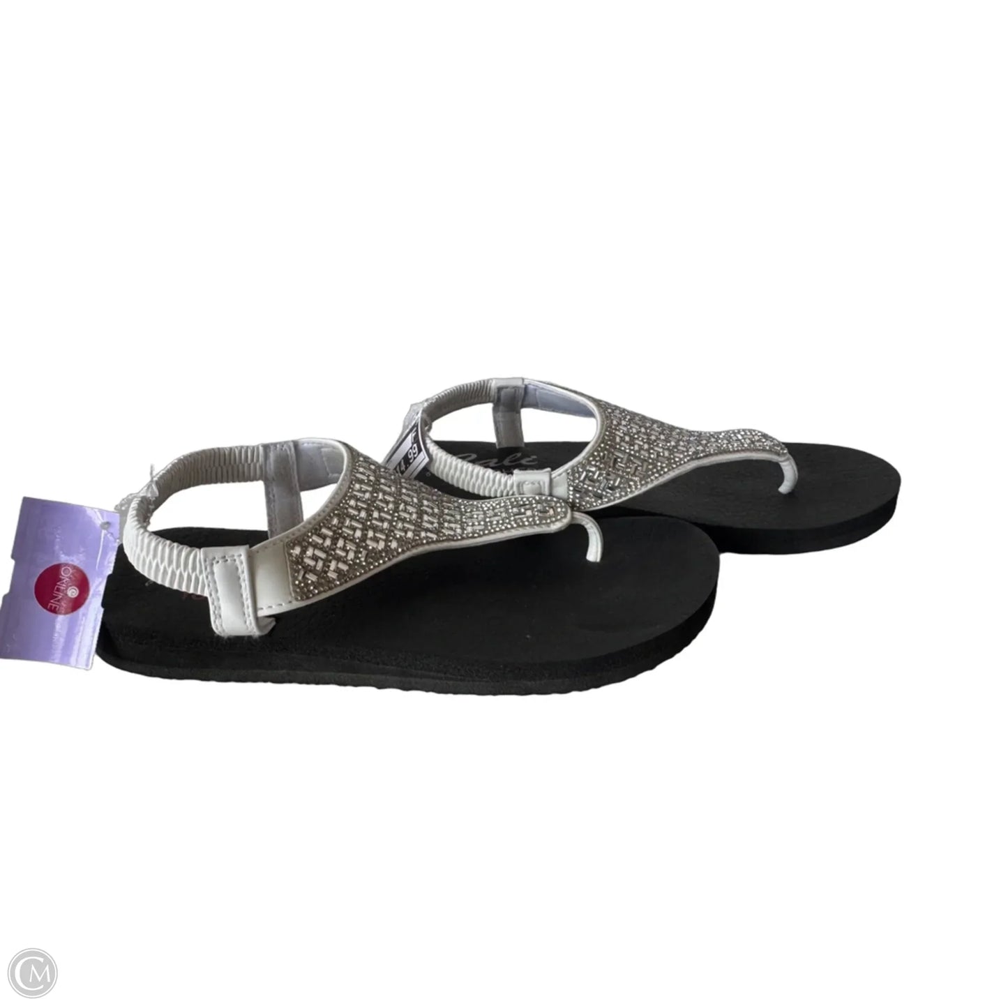 Sandals Flats By Skechers In White, Size: 7