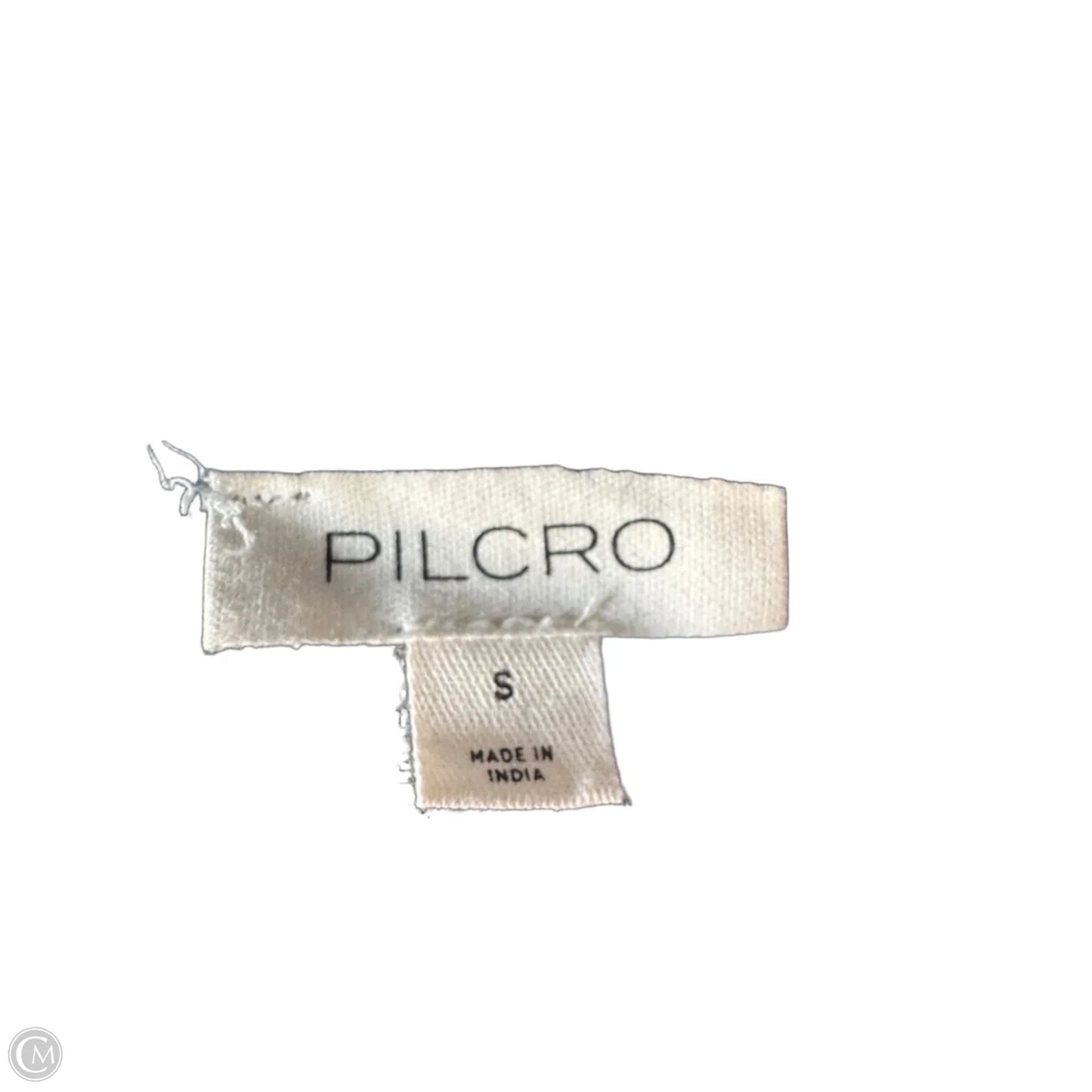 Top Long Sleeve By Pilcro In Blue Denim, Size: S