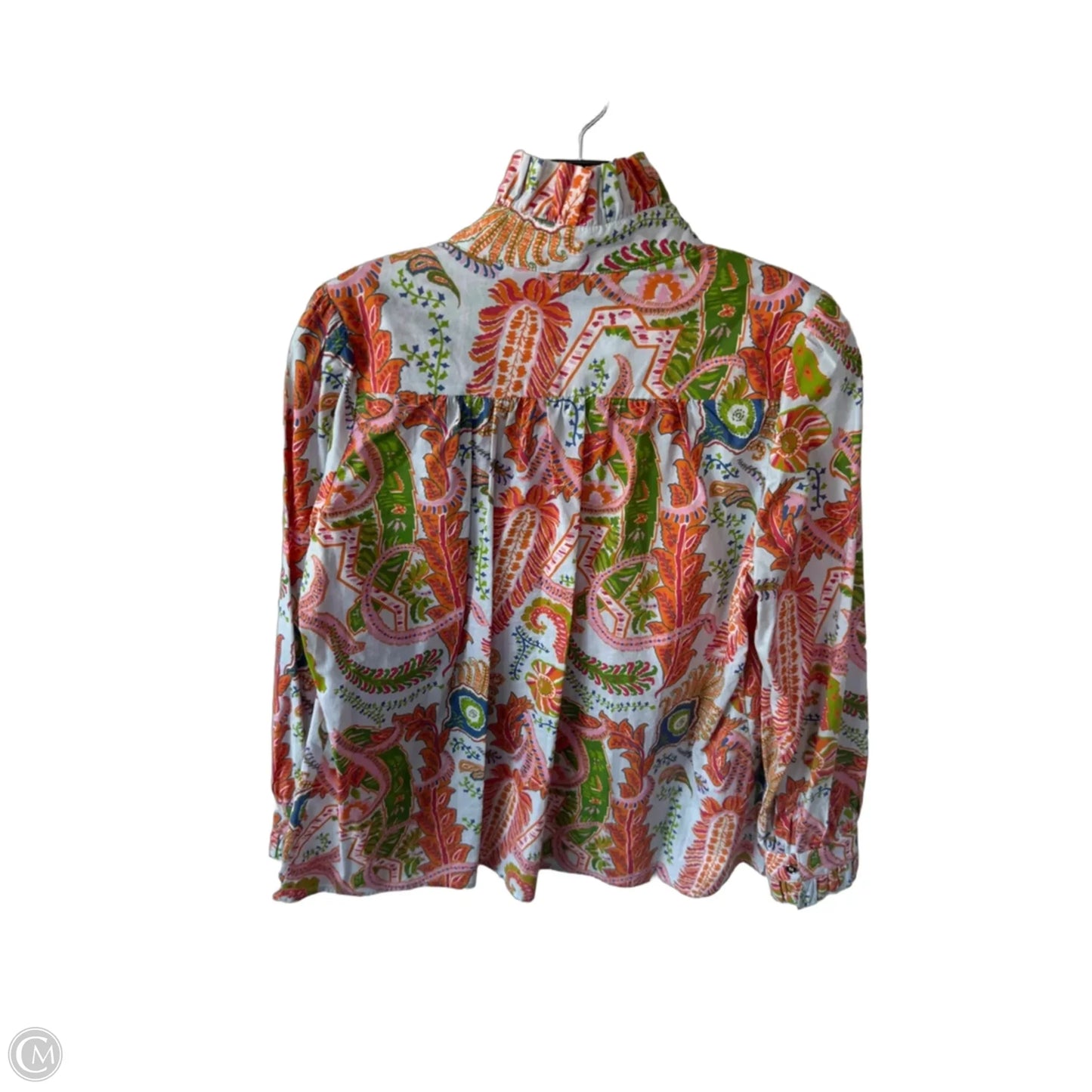 Top Long Sleeve By Cma In Orange, Size: M