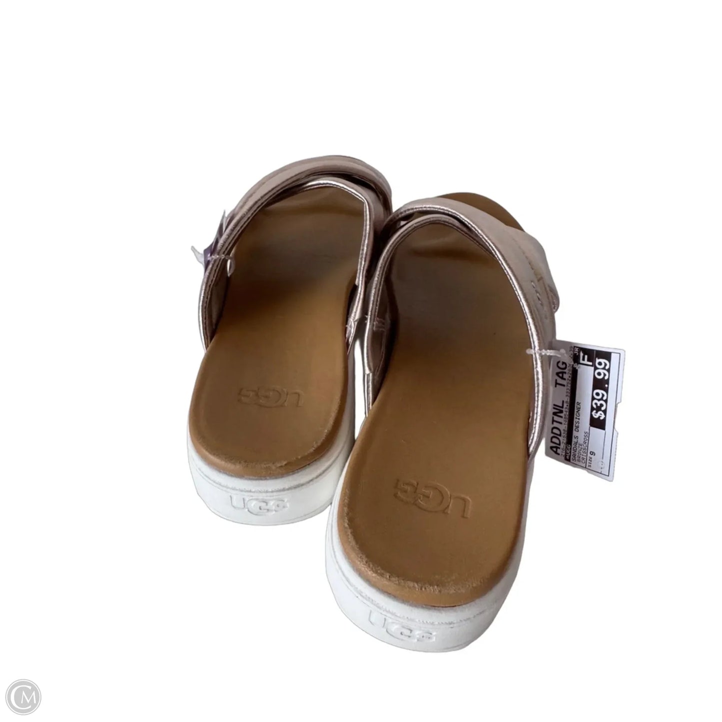 Sandals Designer By Ugg In Bronze, Size: 9
