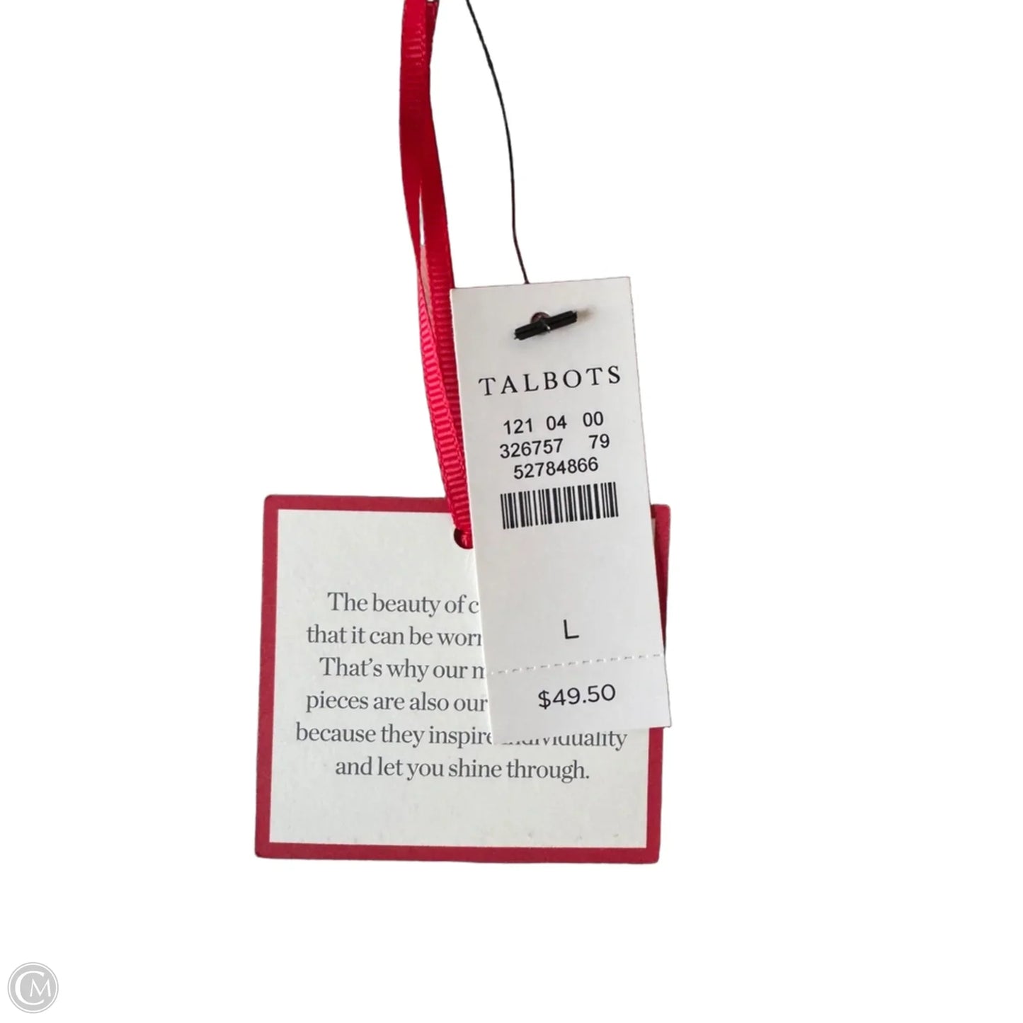 Vest Sweater By Talbots In Black & White, Size: L