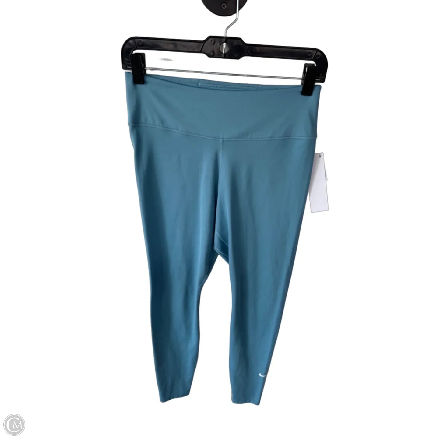 Athletic Leggings By Nike In Blue, Size: 8