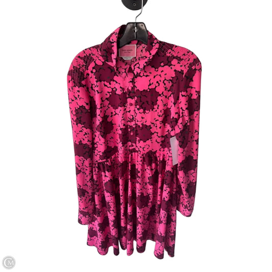 Dress Designer By Kate Spade In Pink & Red, Size: L