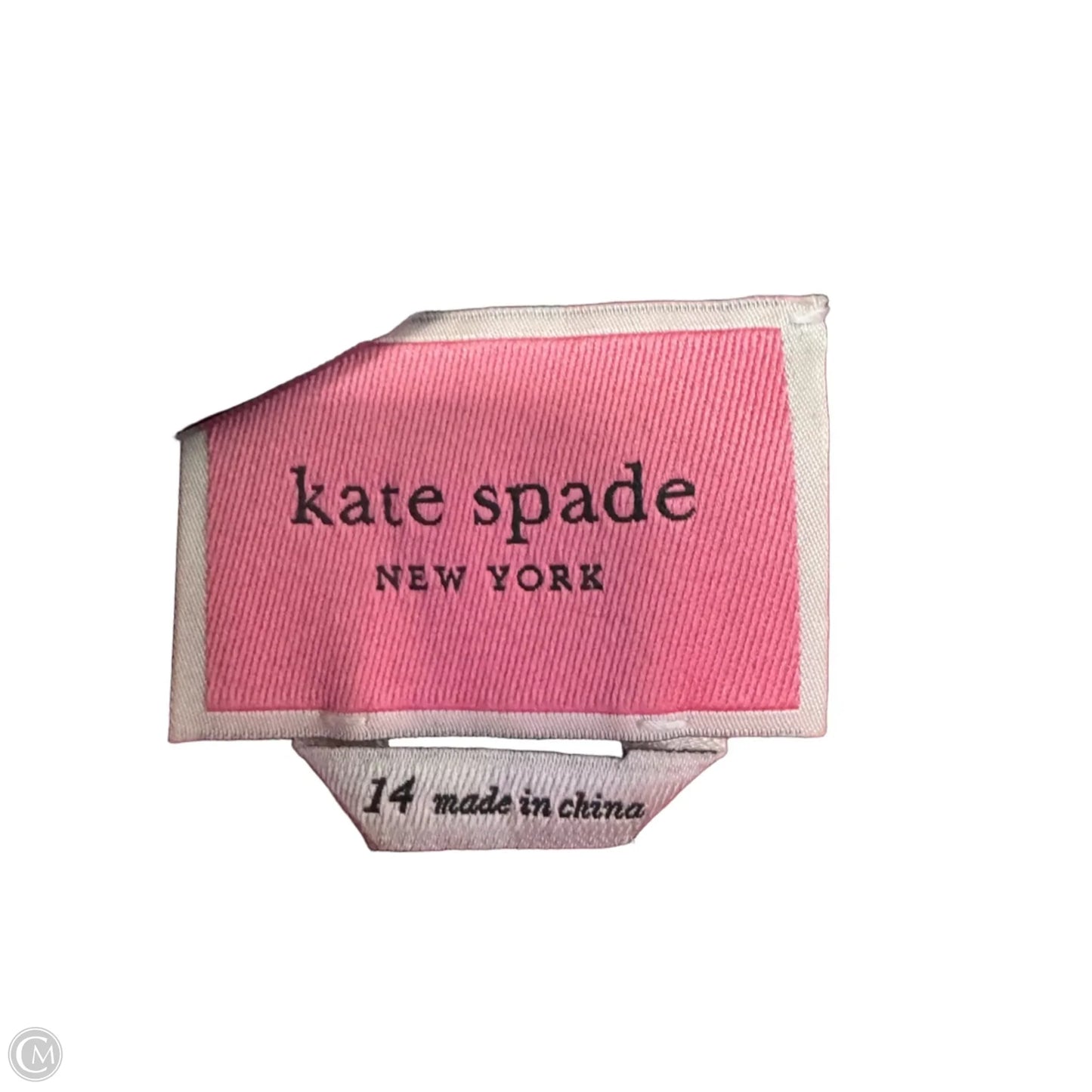 Dress Designer By Kate Spade In Pink & Red, Size: L