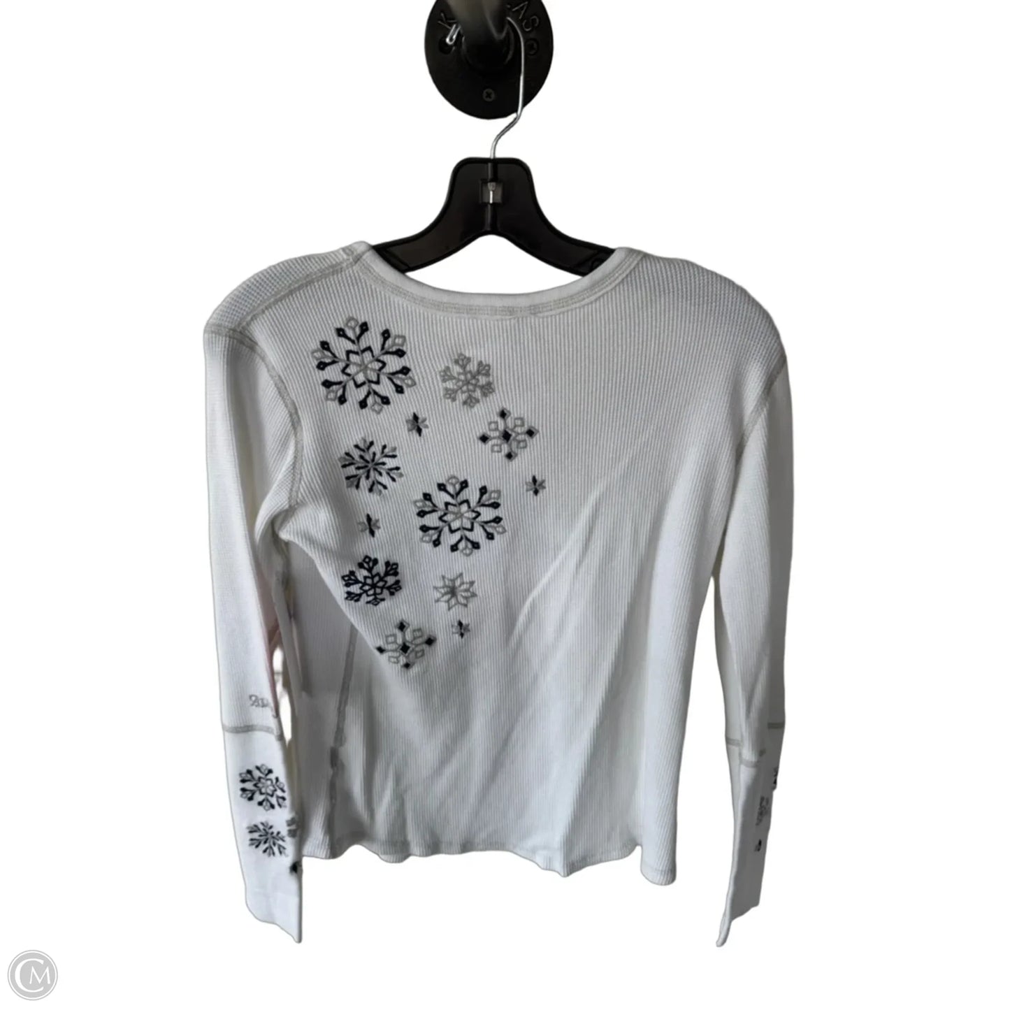 Top Long Sleeve By Alp N Rock In Black & White, Size: M