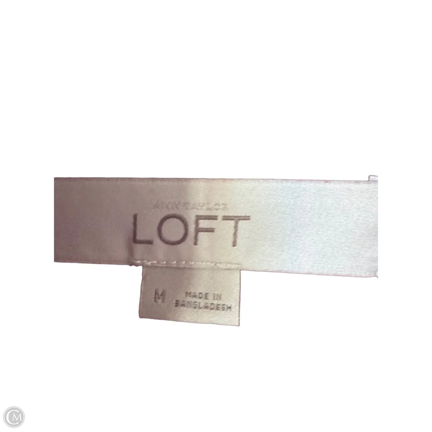 Top Long Sleeve By Loft In Red, Size: M