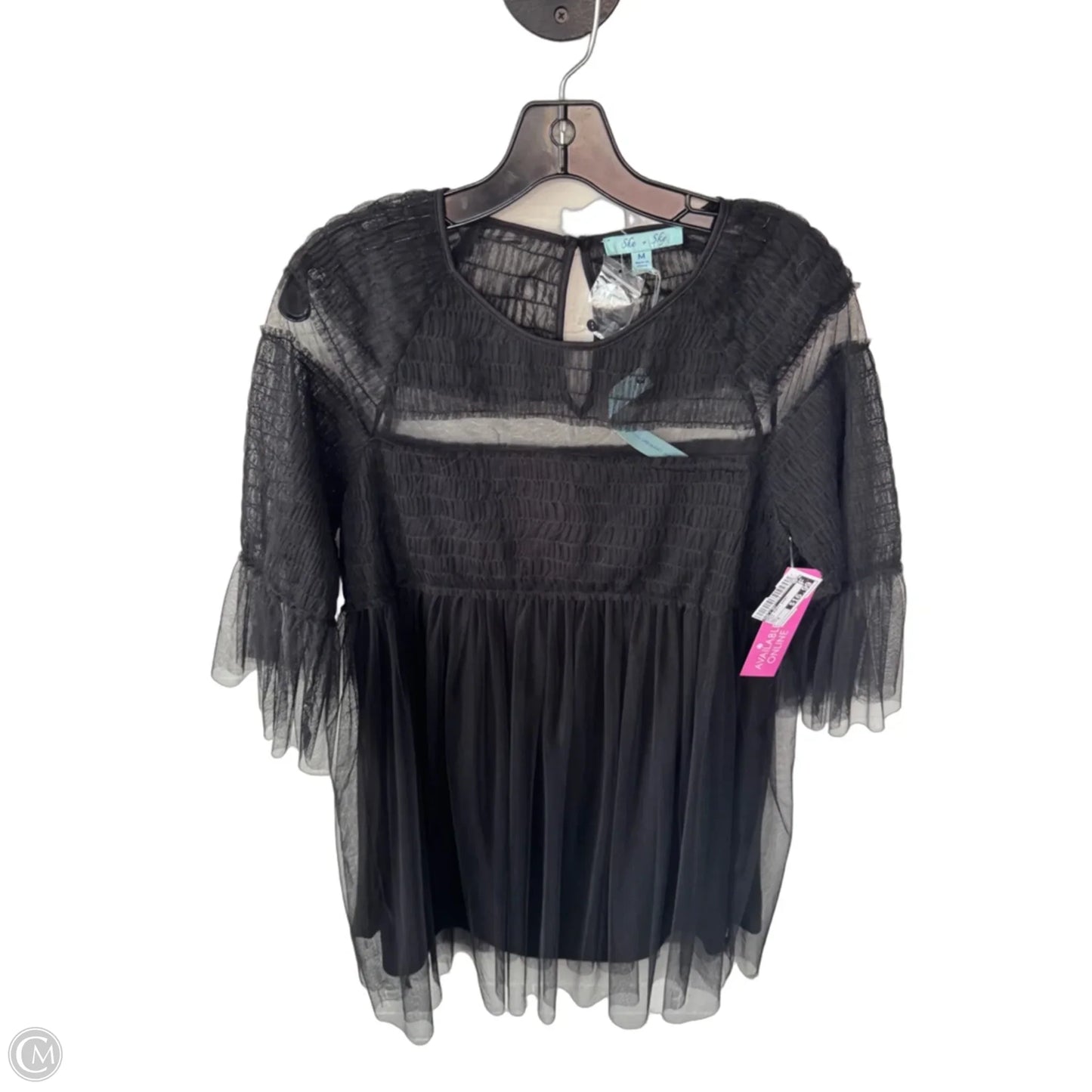 Dress Party Short By She + Sky In Black, Size: M