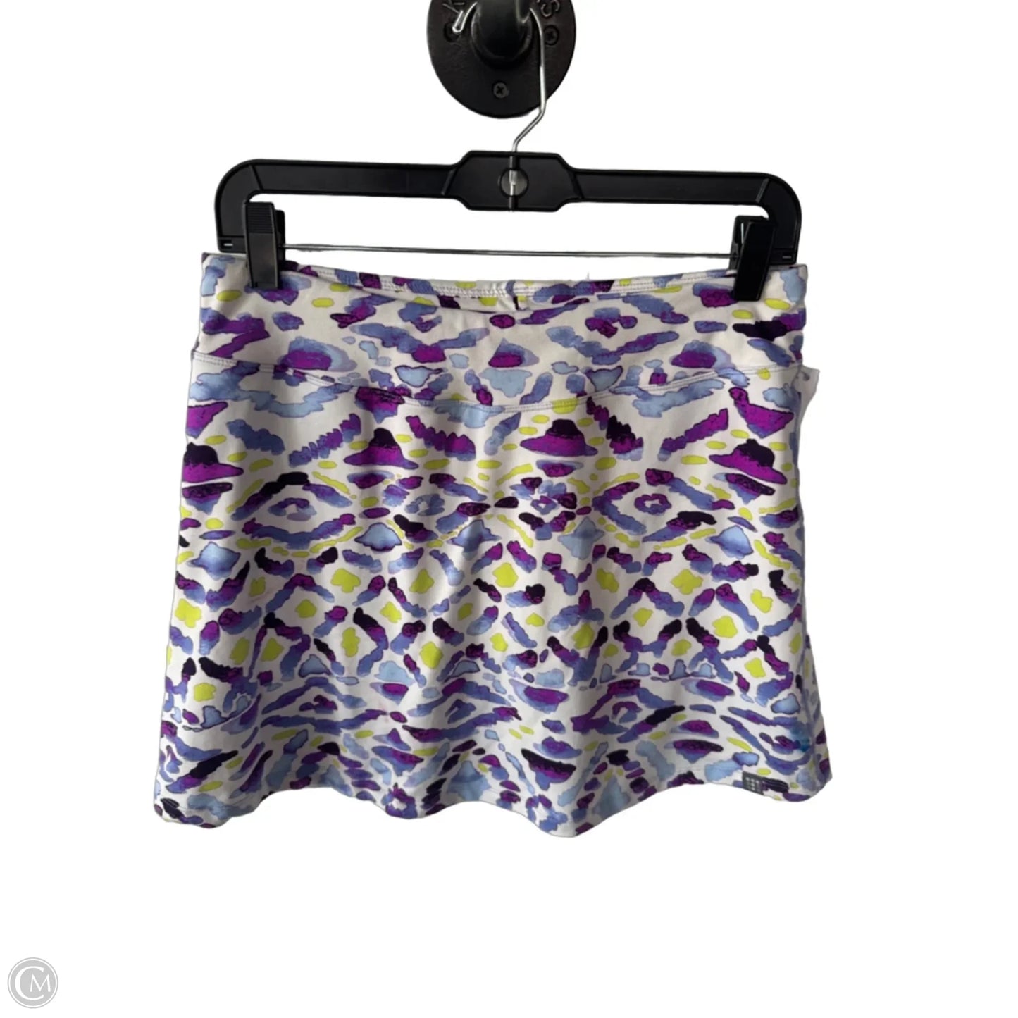 Athletic Skort By Title Nine In Purple & White, Size: 8