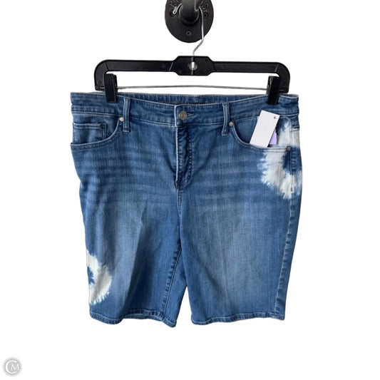 Shorts By Chicos In Blue & White, Size: 12