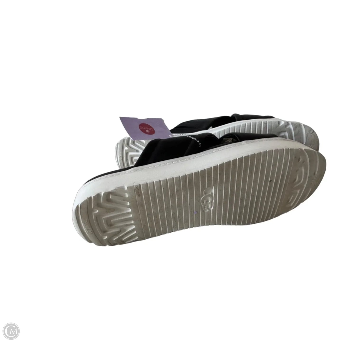 Sandals Designer By Ugg In Black, Size: 10
