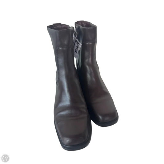 Boots Mid-calf Flats By Franco Sarto In Brown, Size: 8