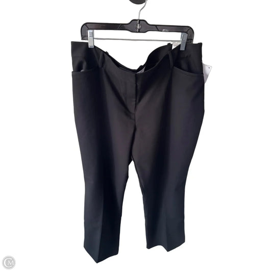 Pants Dress By Liz Claiborne In Black, Size: 18