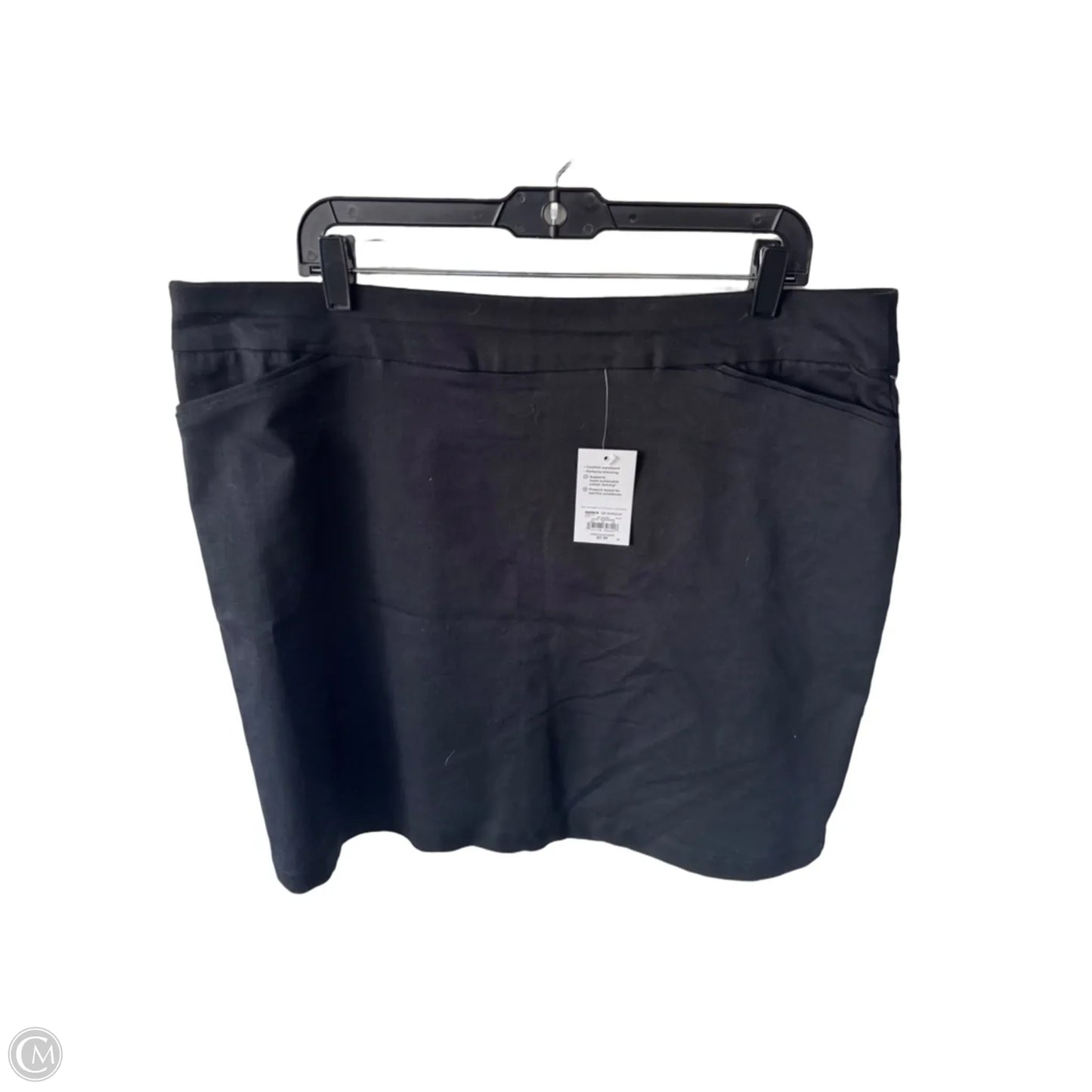 Skirt Mini & Short By Croft And Barrow In Black, Size: 16