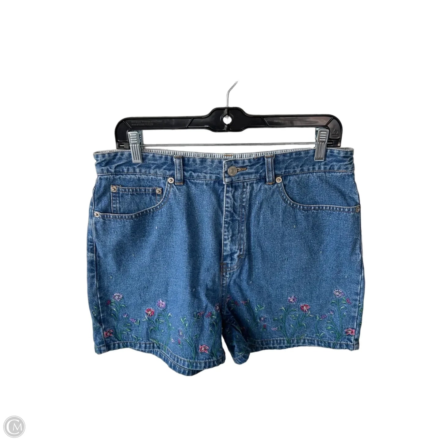 Shorts By Tommy Hilfiger In Blue Denim, Size: 12