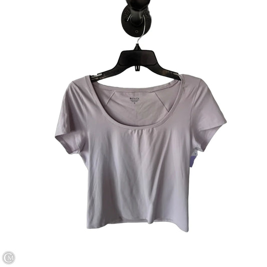 Athletic Top Short Sleeve By Athleta In Purple, Size: Xl