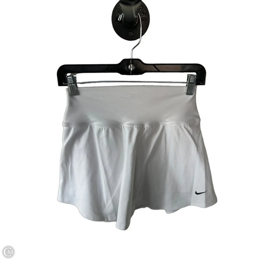 Athletic Skort By Nike In White, Size: 8