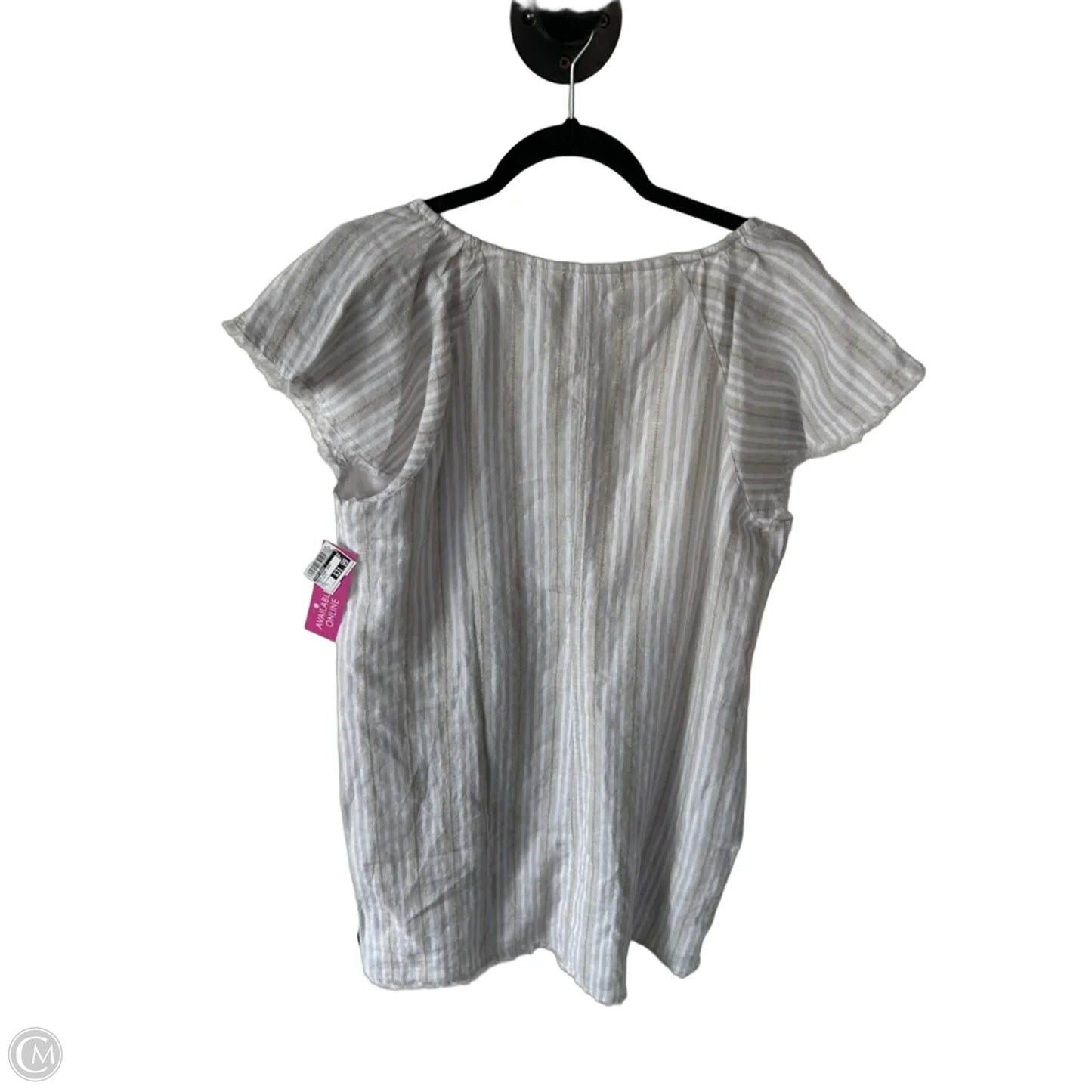 Dress Casual Short By Tommy Bahama In Tan & White, Size: L