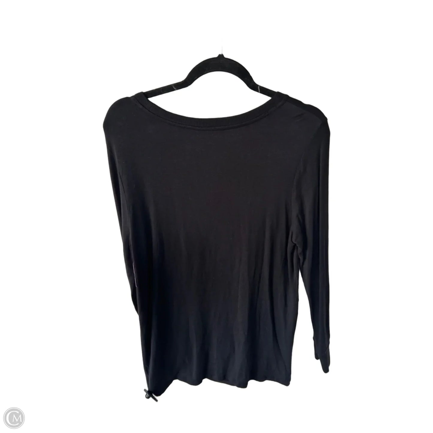 Athletic Top Long Sleeve Crewneck By Athleta In Black, Size: M