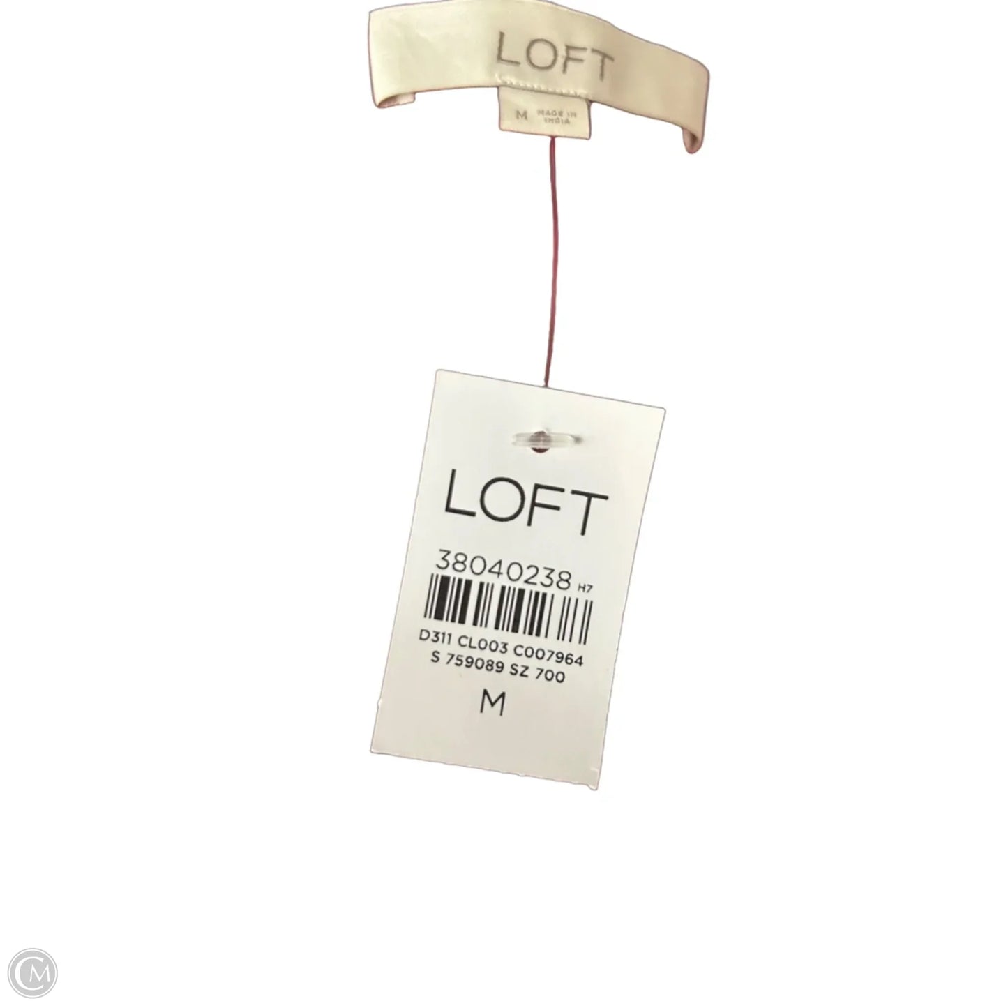 Top Long Sleeve By Loft In Red, Size: M