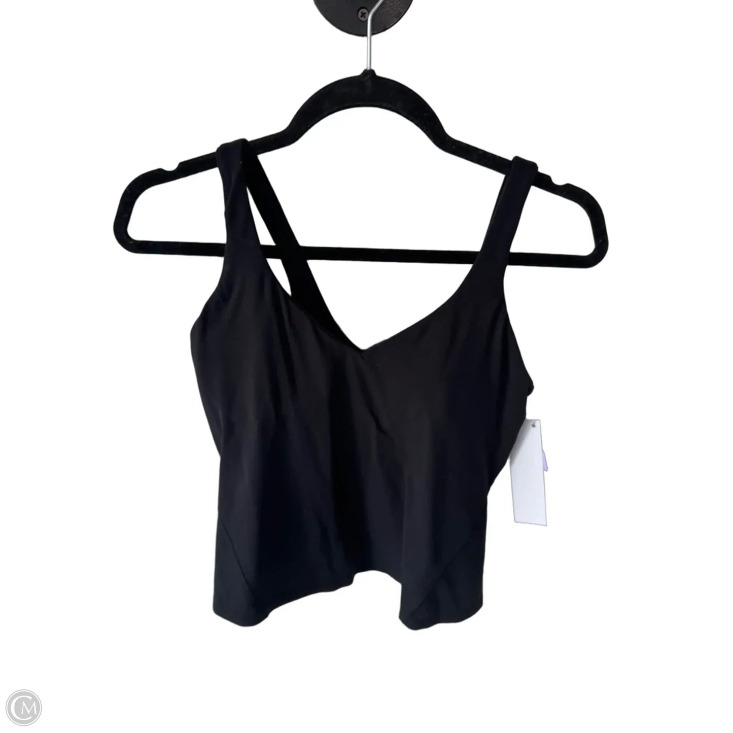 Athletic Tank Top By Lululemon In Black, Size: M