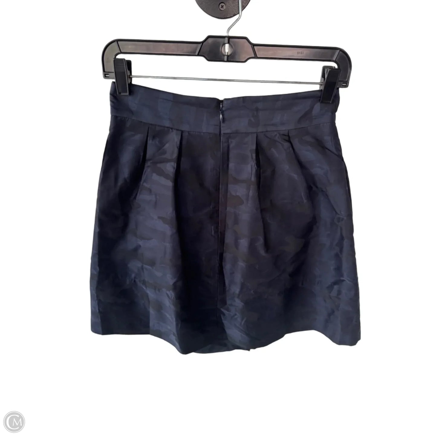 Skirt Mini & Short By Banana Republic In Black & Blue, Size: S