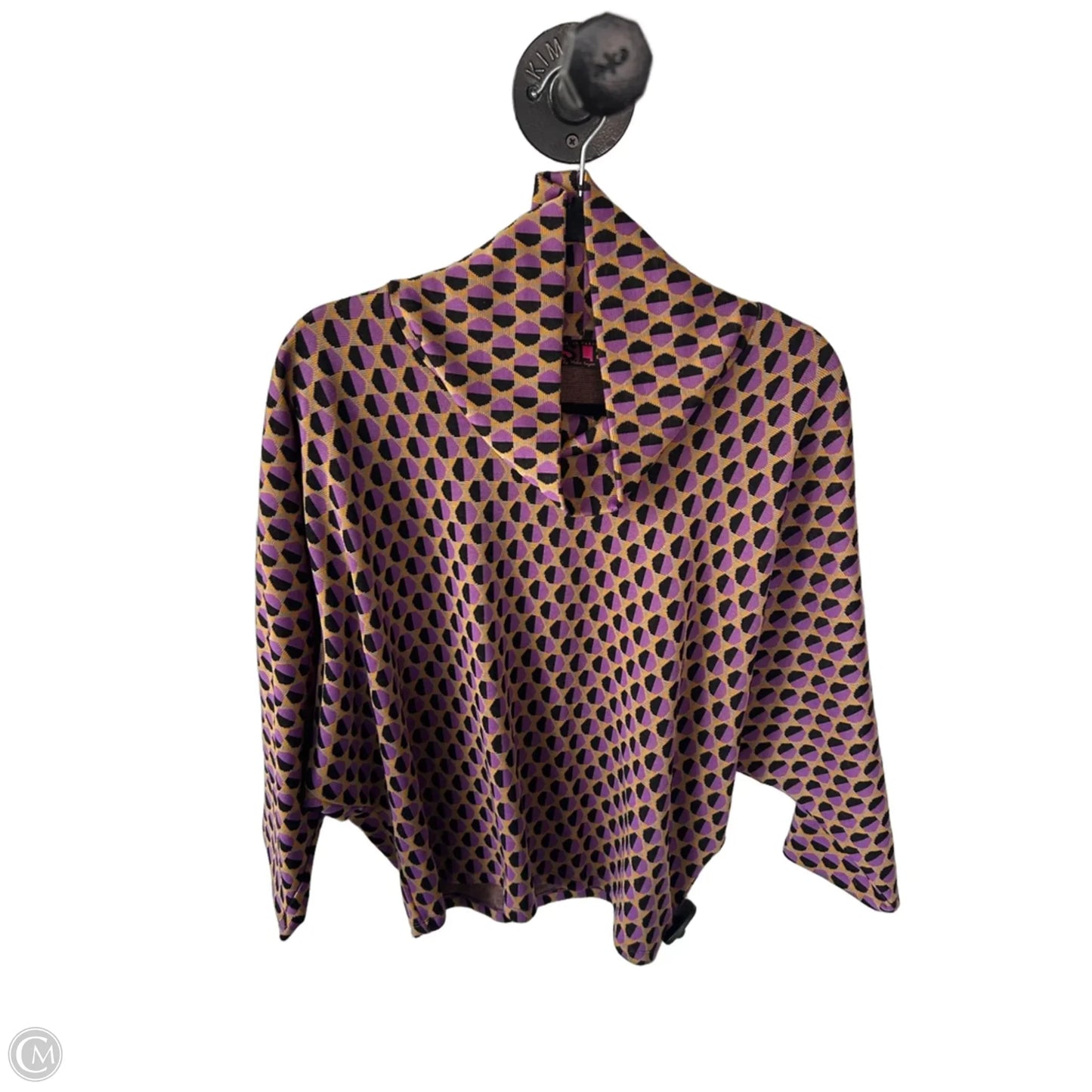 Sweater By Clothes Mentor In Black & Purple, Size: M