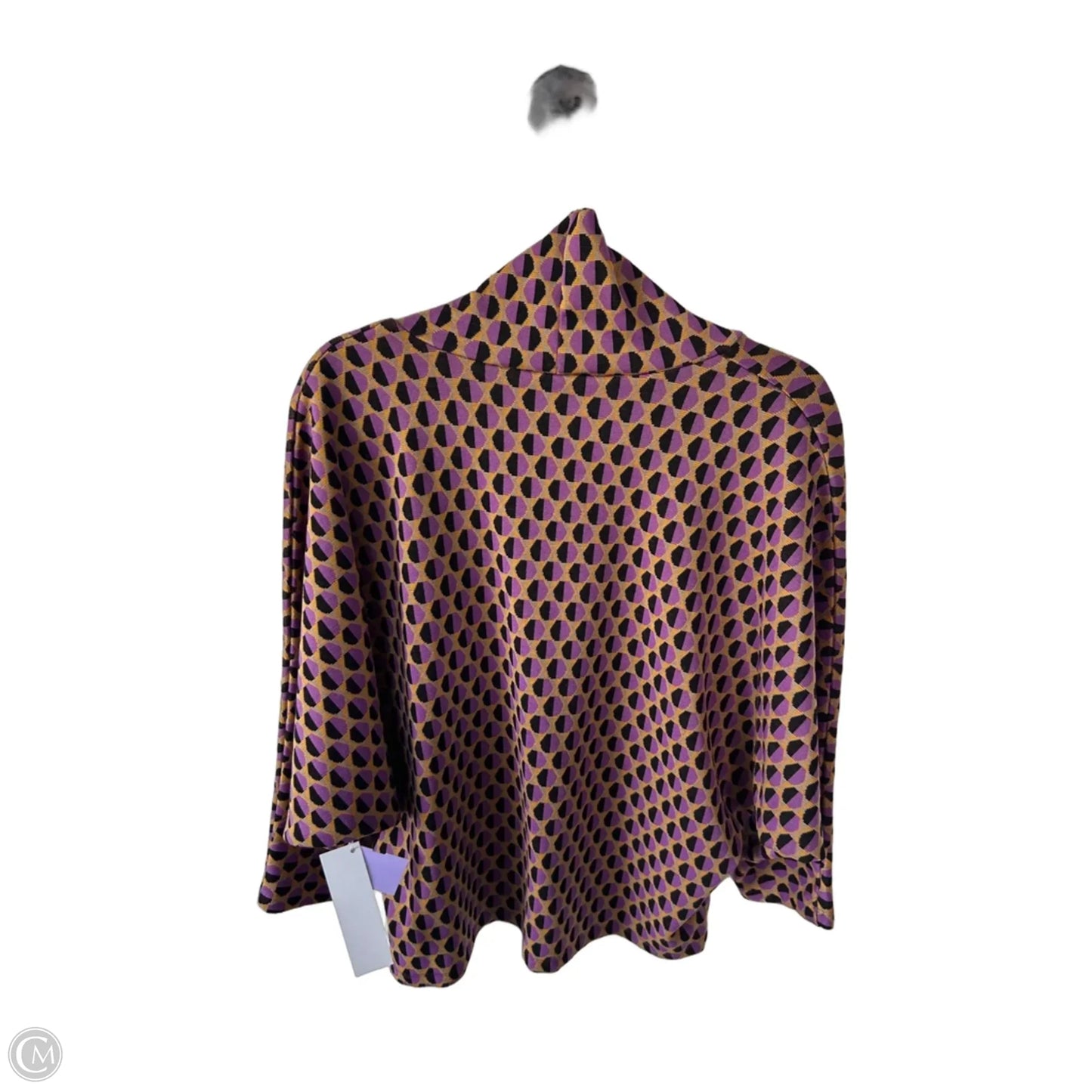 Sweater By Clothes Mentor In Black & Purple, Size: M