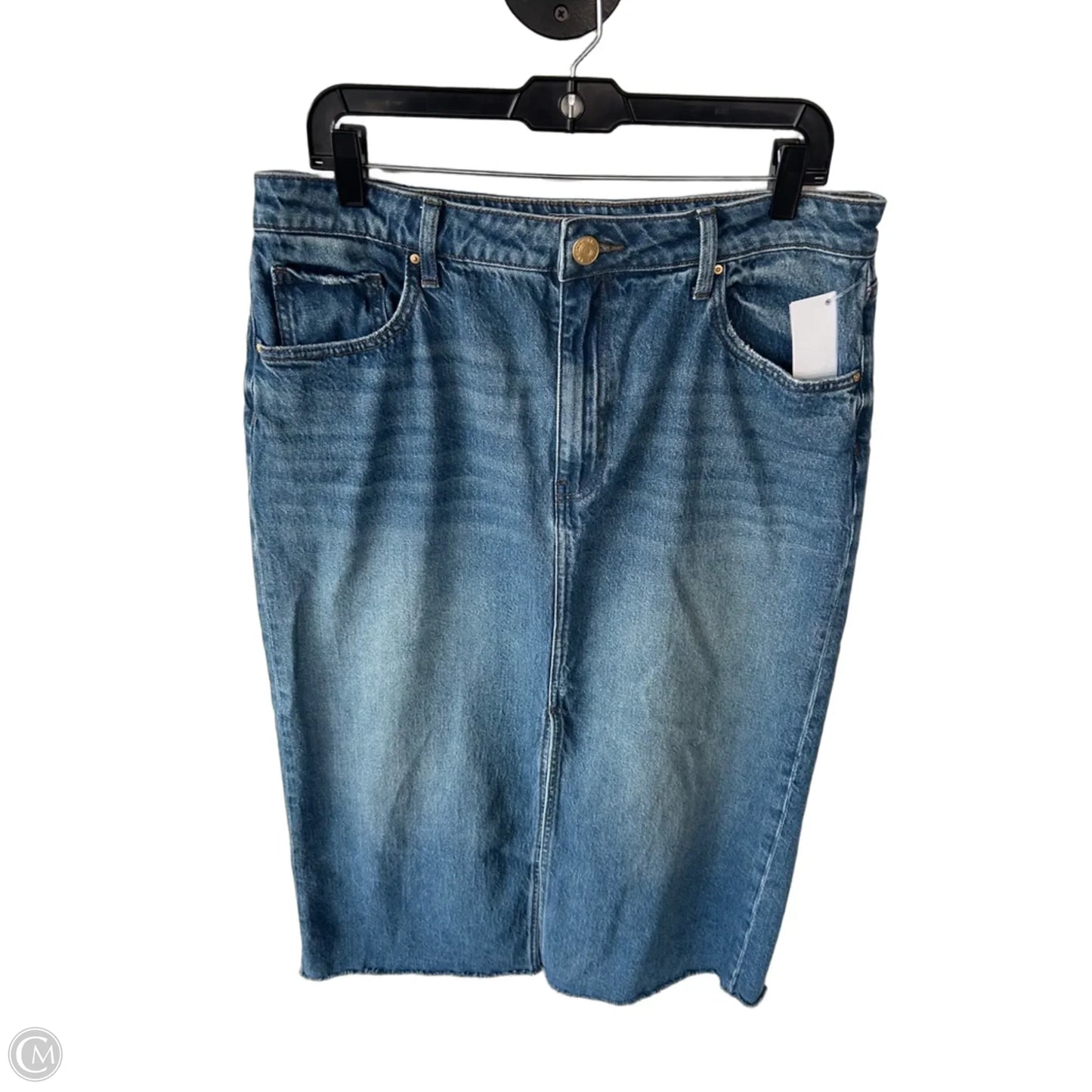 Skirt Maxi By Kut In Blue Denim, Size: 10