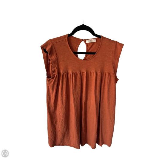 Dress Casual Short By Clothes Mentor In Orange, Size: S