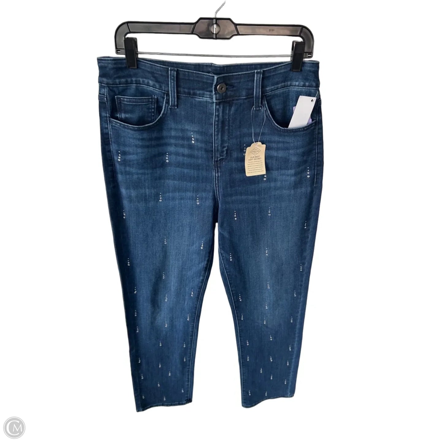 Jeans Straight By St Johns Bay In Blue Denim, Size: 8