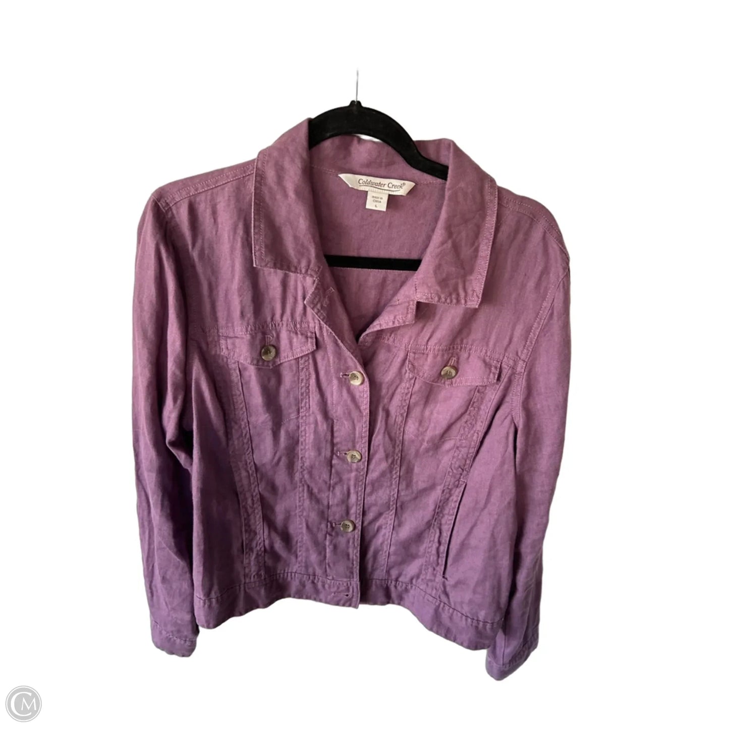 Jacket Other By Coldwater Creek In Purple, Size: L