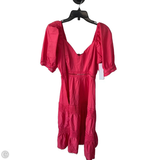 Dress Party Midi By Peixoto In Coral, Size: L