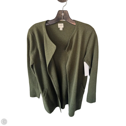 Sweater Cardigan By J. Crew In Green, Size: S