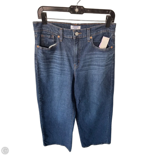 Jeans Wide Leg By Levis In Blue Denim, Size: 6