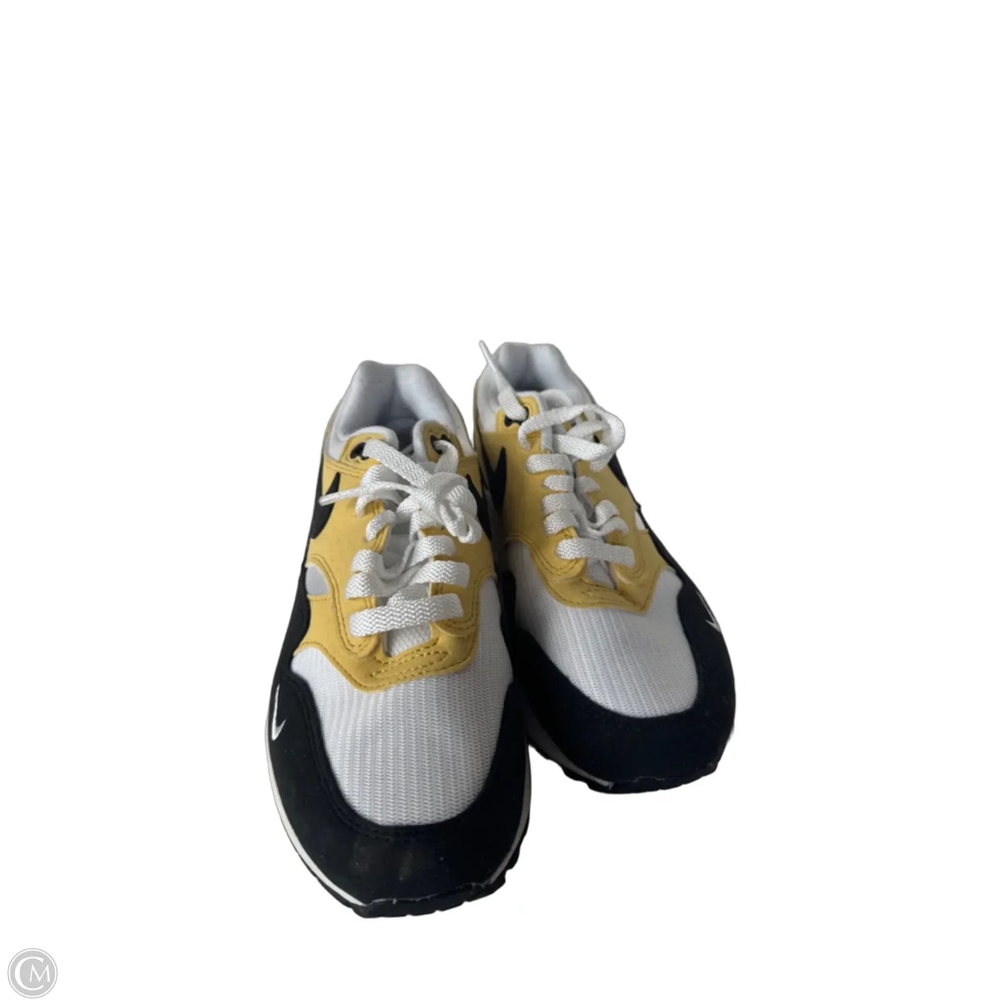 Shoes Athletic By Nike In Black & Yellow, Size: 7.5