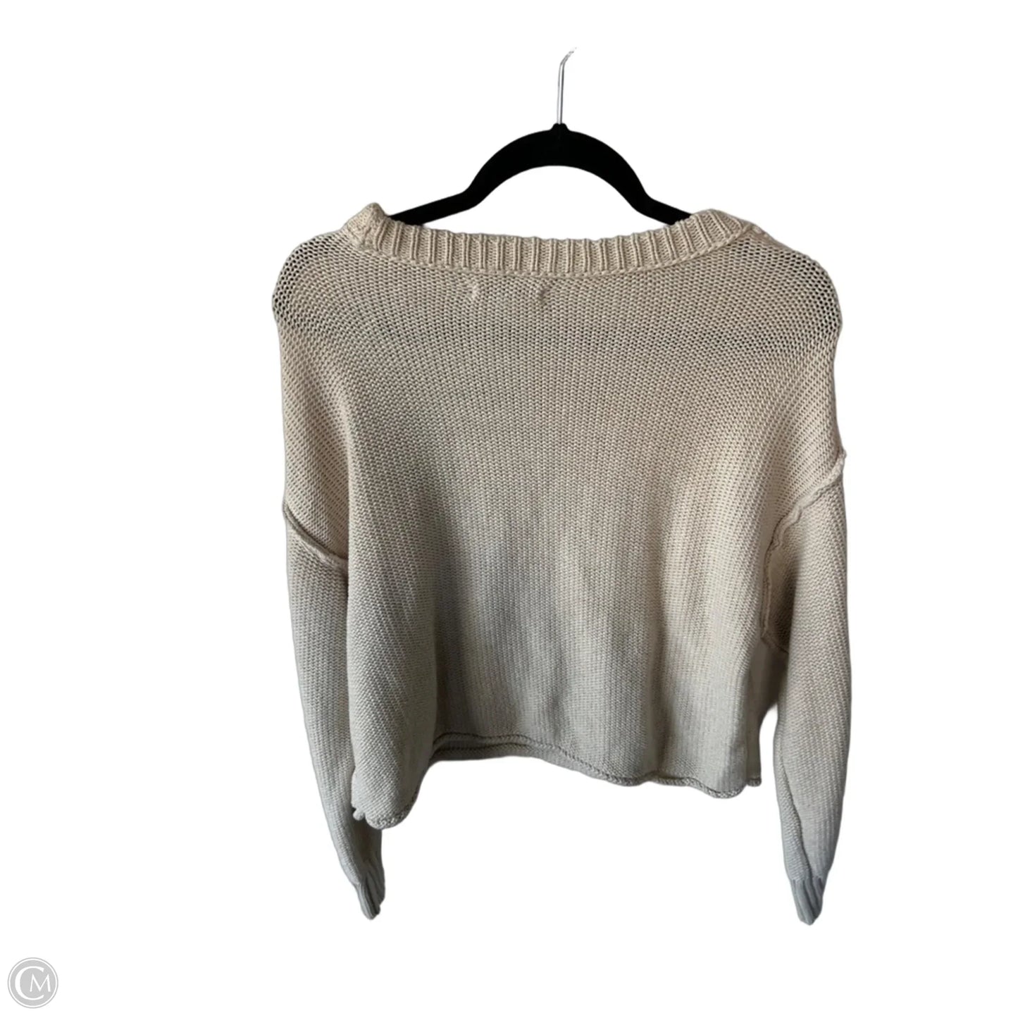 Sweater By American Eagle In Beige, Size: M