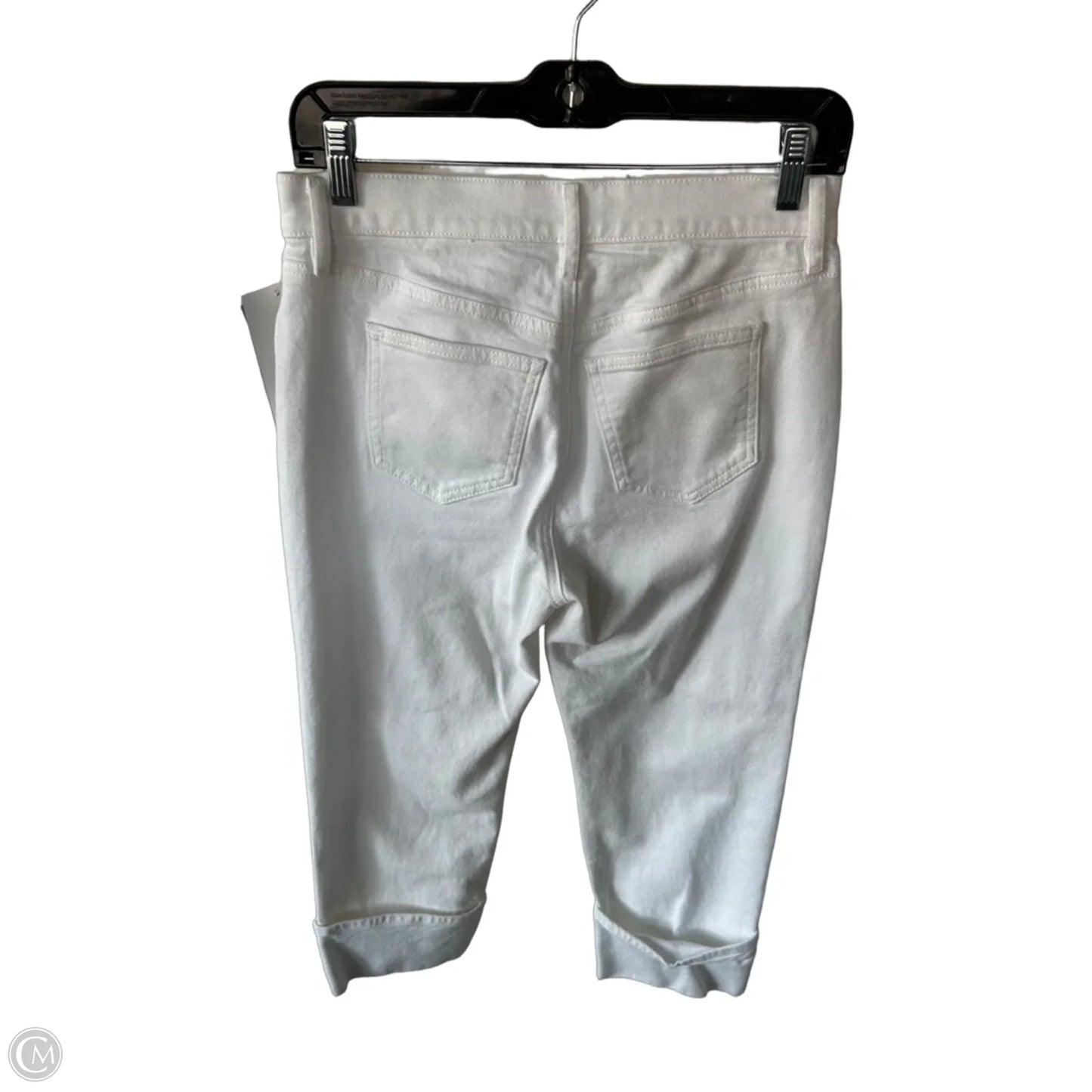 Jeans Straight By Ann Taylor In White Denim, Size: 4p