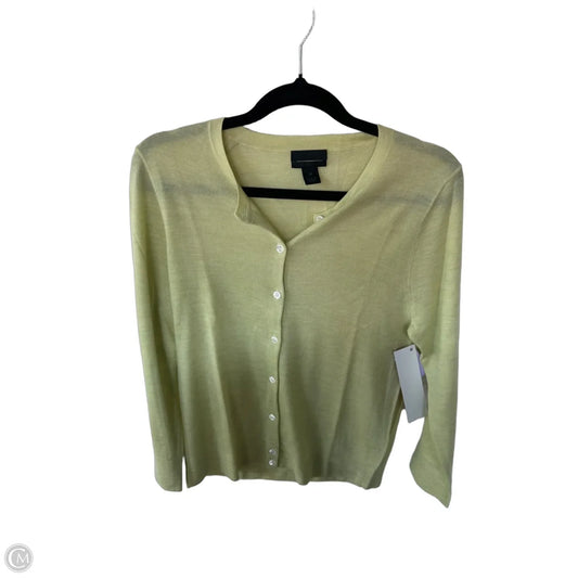 Sweater Cardigan Cashmere By J. Crew In Green, Size: M