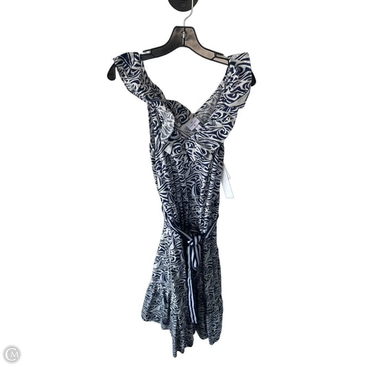 Dress Casual Midi By Vineyard Vines In Blue & White, Size: 2x