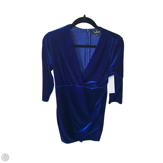 Dress Party Midi By Lulus In Blue, Size: M