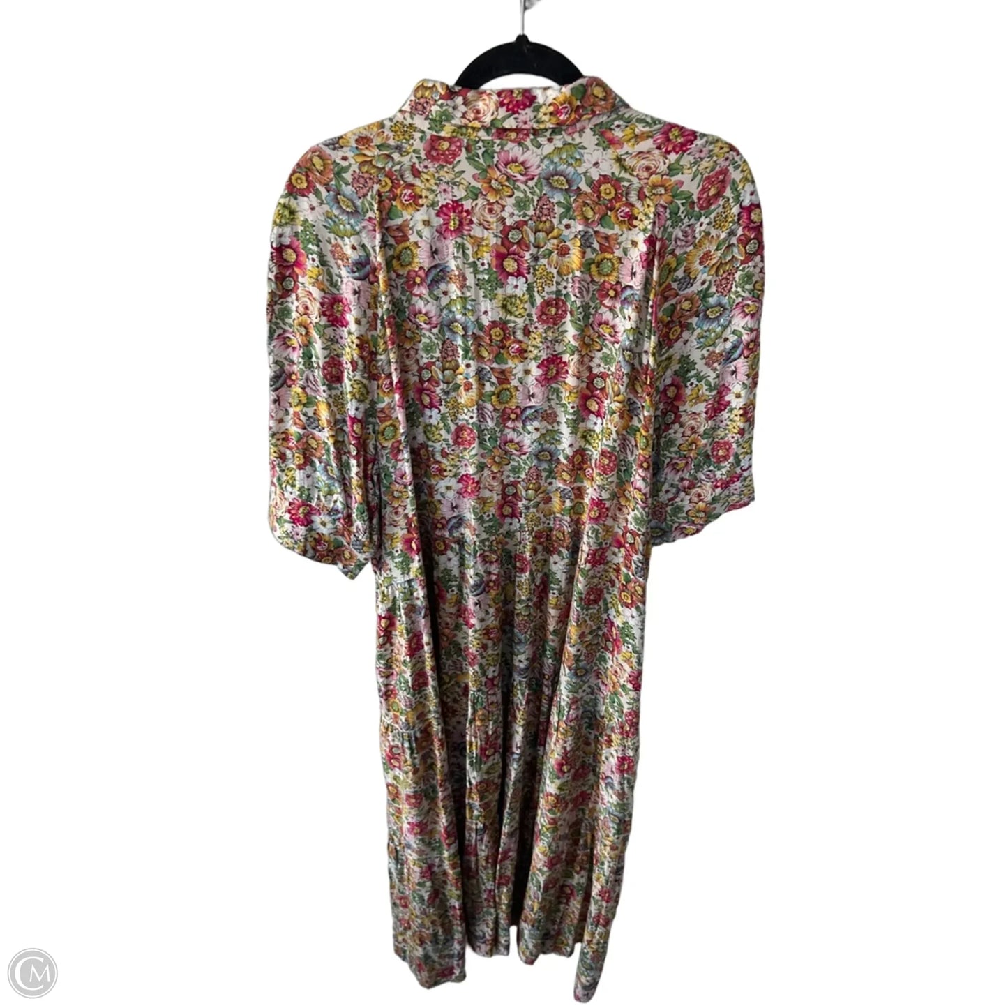 Dress Casual Maxi By Natural Life In Pink & Yellow, Size: Xl