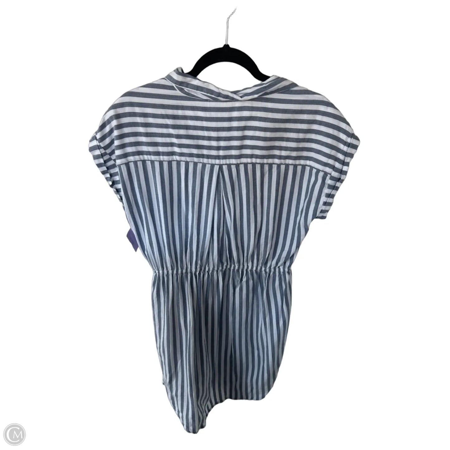 Dress Casual Midi By Japna In Blue & White, Size: L