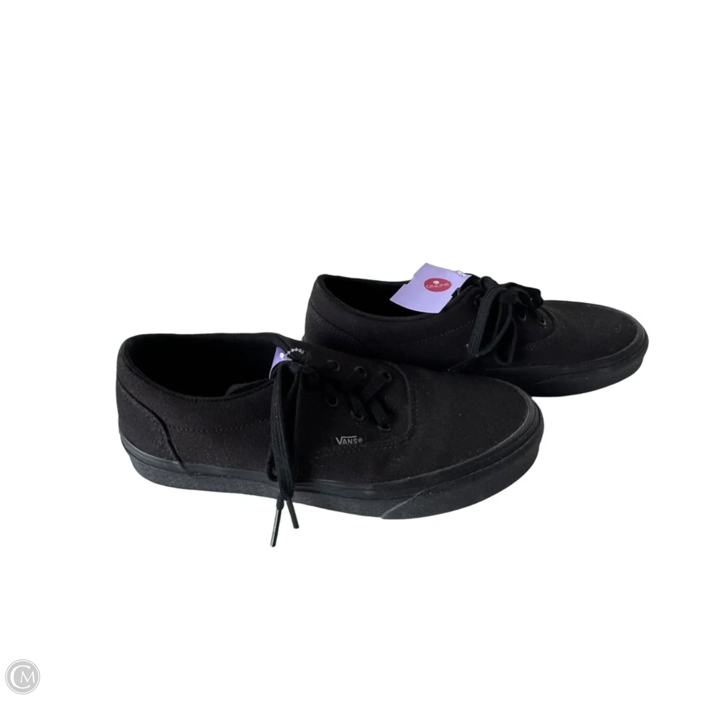 Shoes Sneakers By Vans In Black, Size: 8