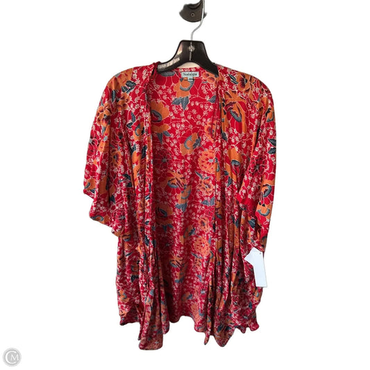 Kimono By Clothes Mentor In Red, Size: M
