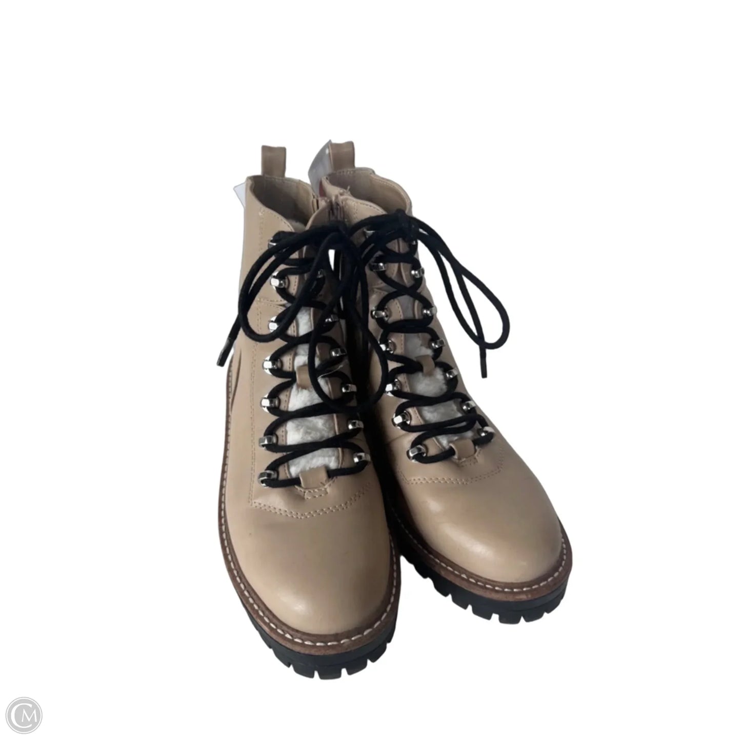 Boots Ankle Flats By A New Day In Tan, Size: 7.5