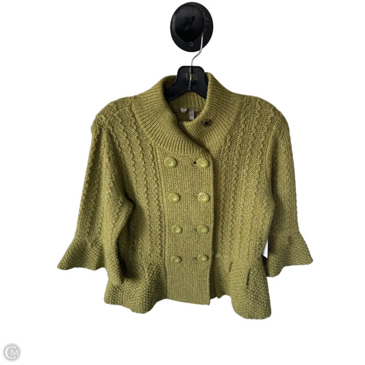 Sweater Cardigan By Caslon In Green, Size: M