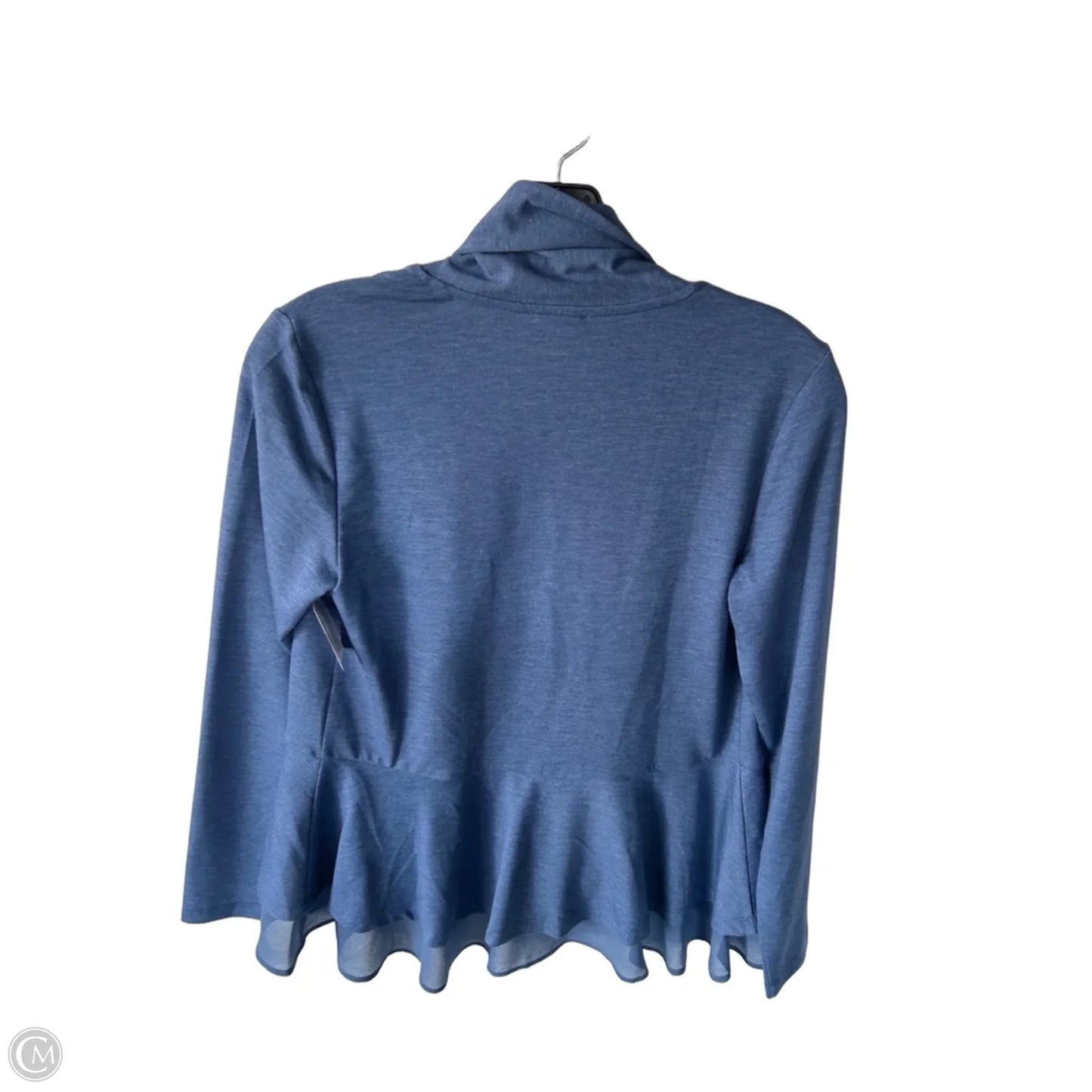 Cardigan By Logo In Blue, Size: Xs