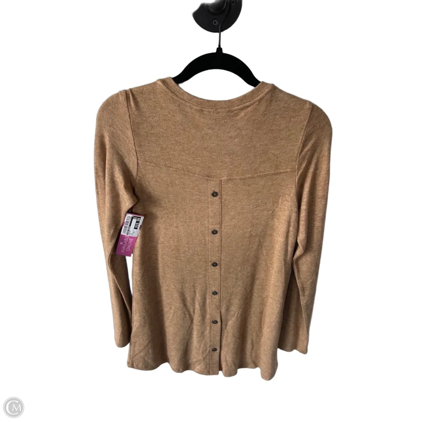 Sweater By Susan Graver In Tan, Size: Xxs