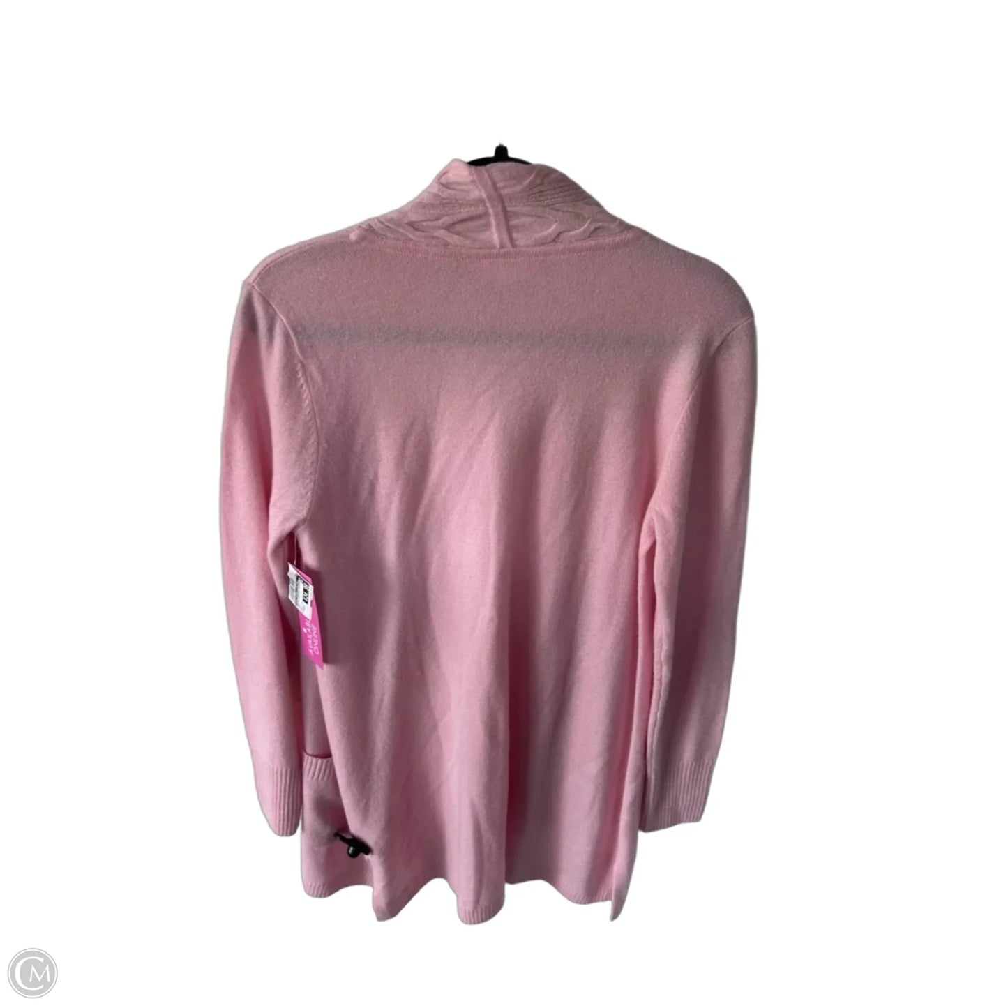 Sweater Cardigan Cashmere By Isaac Mizrahi Live Qvc In Pink, Size: Xxs