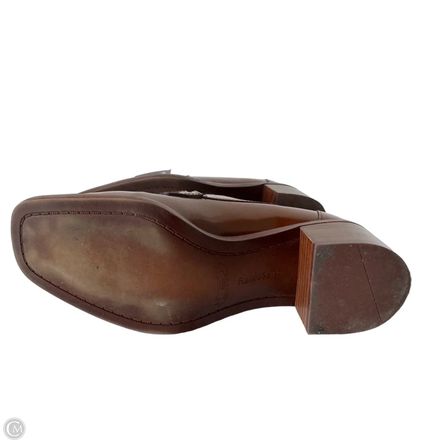 Shoes Heels Block By Franco Sarto In Brown, Size: 6.5